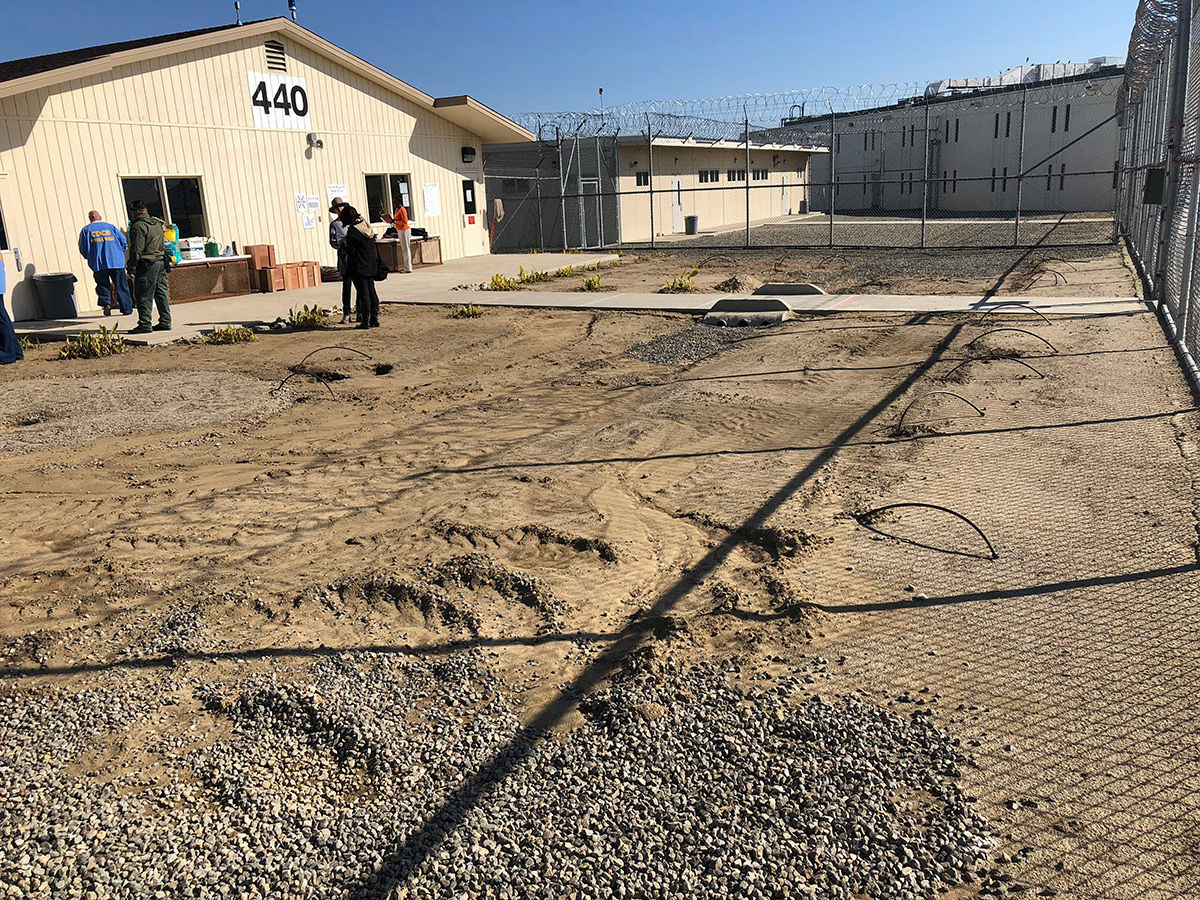 Avenal State Prison garden